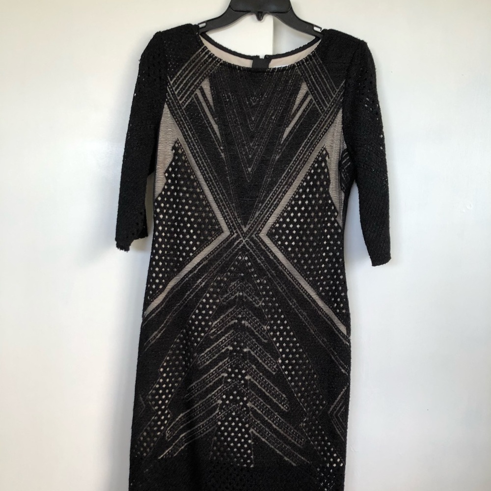 julia jordan black lace dress